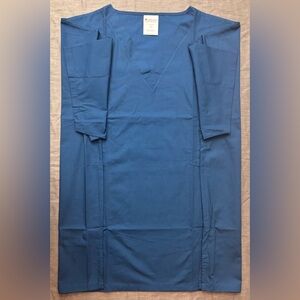 Allheart Basics Dark Turquoise V-Neck Scrub Top, Size: 5XL, NIP